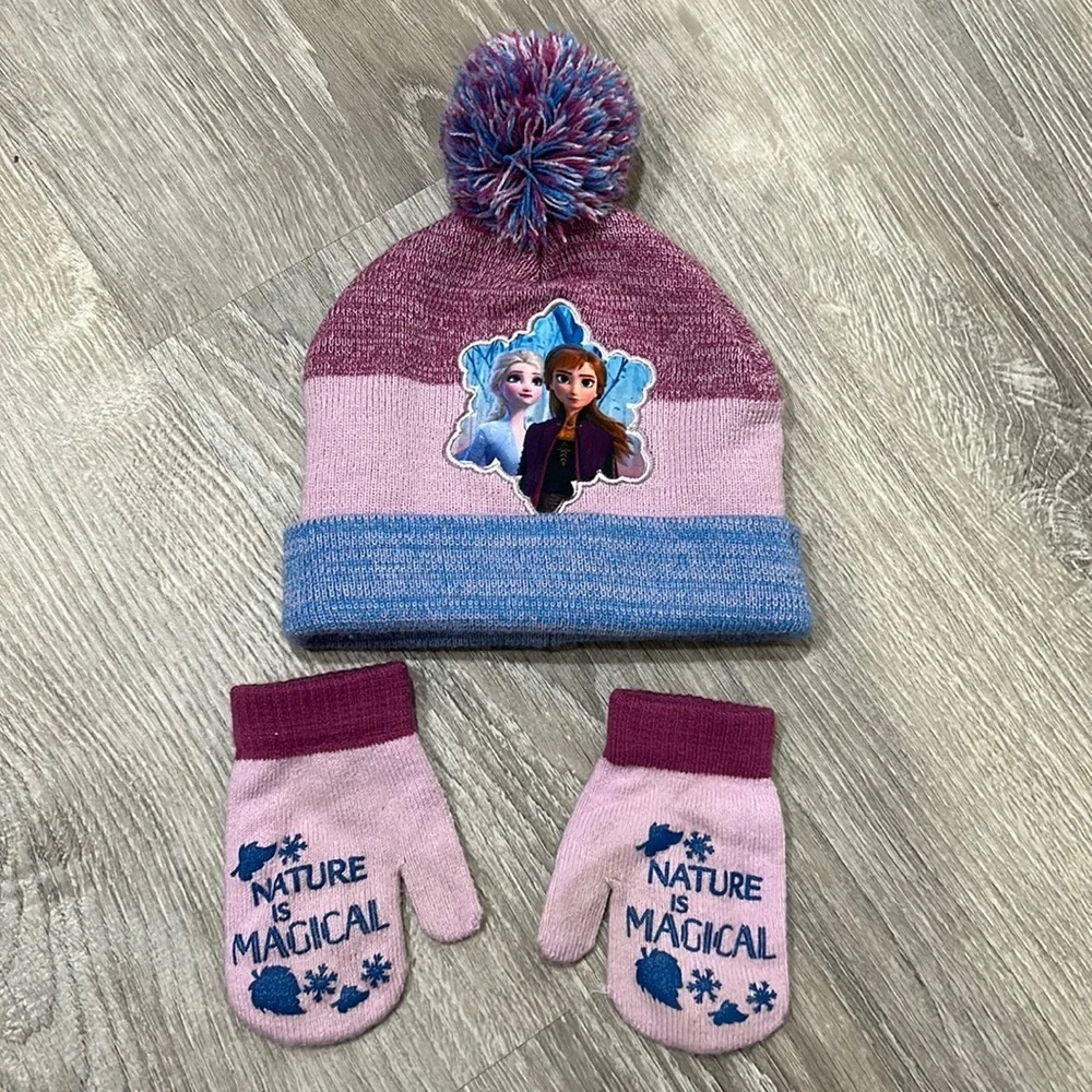 Disney Frozen Toddler Beanie and Mittens
